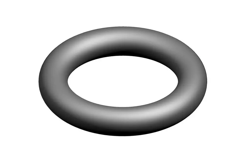 BOSCH O-Ring in ringförmiger Form, einfarbig, mit gleichmäßiger Oberfläche, geeignet für verschiedene Dichtungsanwendungen.